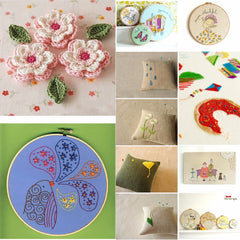 100 Colors Cross Stitch Embroidery Thread, Polyester Cotton Embroidery Line