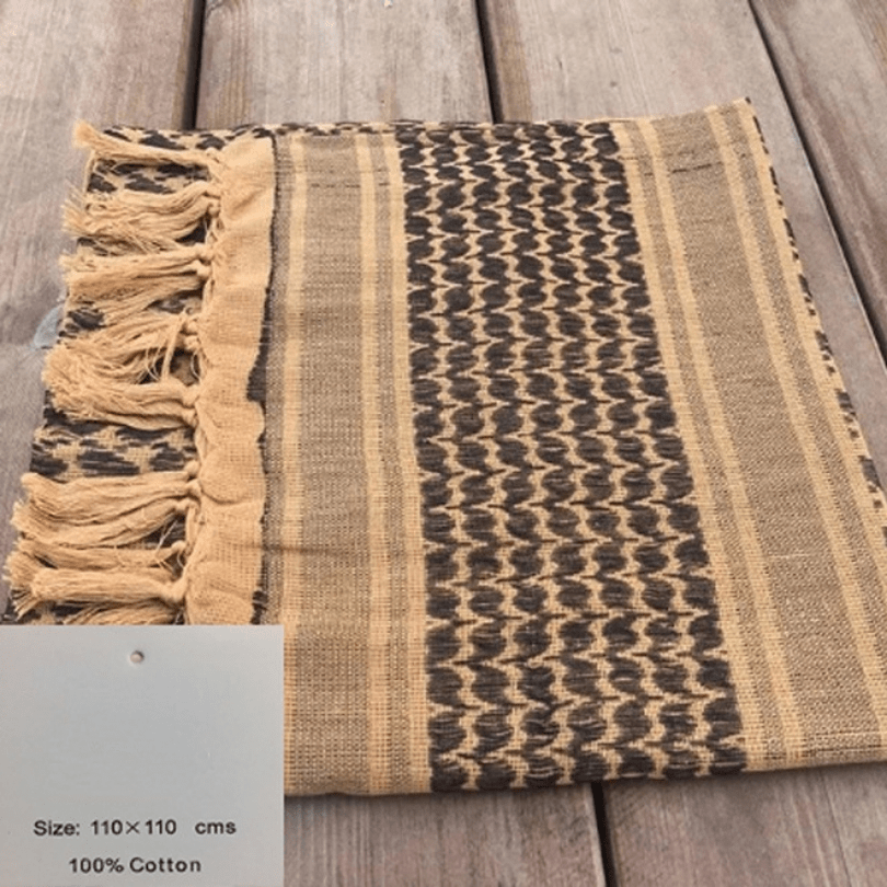 Square Men's Tactical Desert Cotton Thermal Scarf