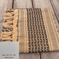 Square Men's Tactical Desert Cotton Thermal Scarf