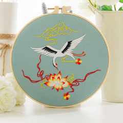 Birds Pattern Embroidery Kit for Beginner DIY Cross Stitch Set