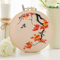 Birds Pattern Embroidery Kit for Beginner DIY Cross Stitch Set