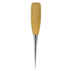 Professional Cloth Awl Sewing Tools Punching Leather Wood Handle Steel Awl