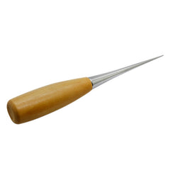 Professional Cloth Awl Sewing Tools Punching Leather Wood Handle Steel Awl