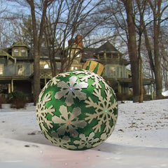 1pc 59 94 Cm Christmas Yard Decoration Inflatable Ball Outdoor Balloon