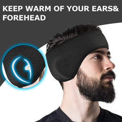 Men's Fleece Headband for Winter Outdoor Activities