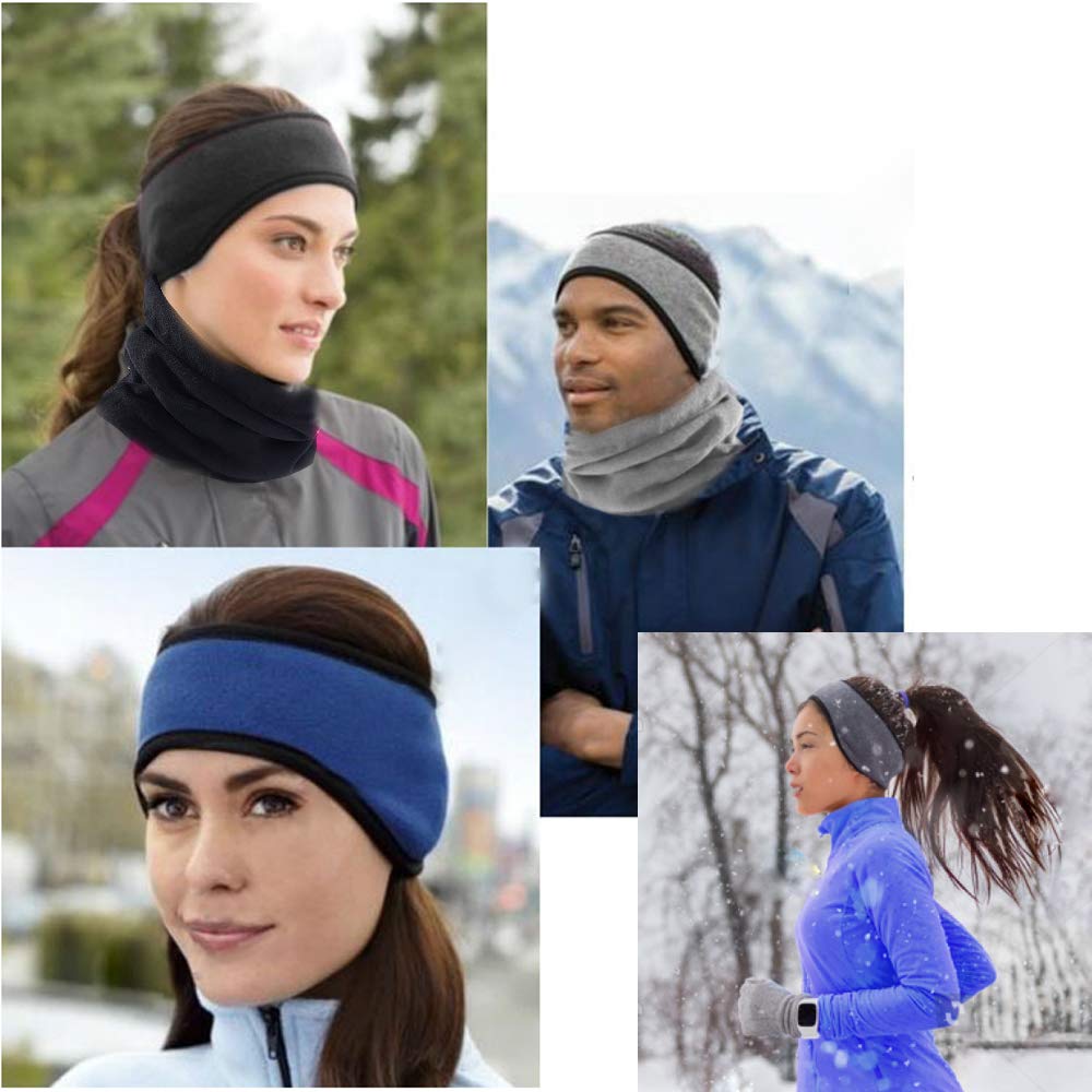 Men's Fleece Headband for Winter Outdoor Activities
