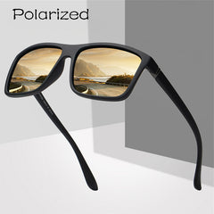 Square Men's Polarized Sunglasses Outdoor SunGlasses