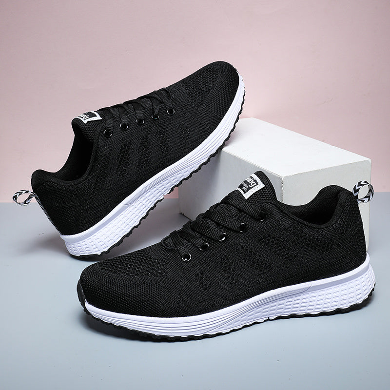 Women's Lace-Up Running Shoes Lightweight Sneakers