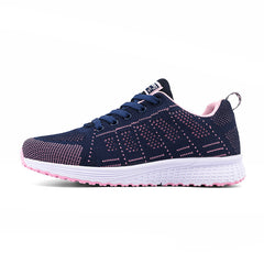 Women's Pink Non Slip Running Shoes Breathable Sneakers