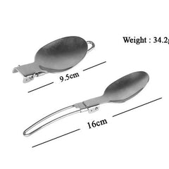 3 Pc Stainless Steel Cookware Backpack Set for Camping Picnics Outdoor Eating