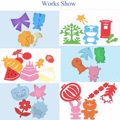 96pcs Children DIY Paper Cutting Folding Toy Kindergarten Educational Craft