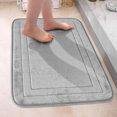 Non Slip Memory Foam Bath Rug Quick Dry Soft Comfortable Bathing