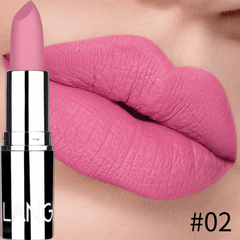 Moisturizing Matte Lipstick Waterproof Velvet Finish Long Lasting