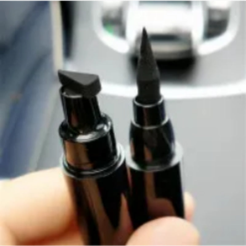 2 In 1 Eyeliners Seal Pen Fast Drying Smudge Proof Waterproof Eyeliner Stamp