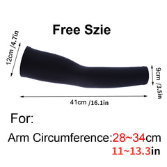 UV Protection Arm Sleeves for Outdoor Sports Men's Sunscreen Arm Guards