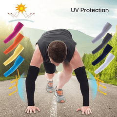 UV Protection Arm Sleeves for Outdoor Sports Men's Sunscreen Arm Guards