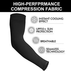 UV Protection Arm Sleeves for Outdoor Sports Men's Sunscreen Arm Guards