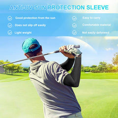 UV Protection Arm Sleeves for Outdoor Sports Men's Sunscreen Arm Guards