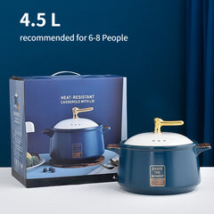Dutch Oven Ceramic Casserole Pot Induction Cooker Gas Stove Durable Clay Pot