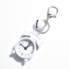 Mini Alarm Clock Car Keychain Bag Pendant Ornament Key Chain Couple Gift