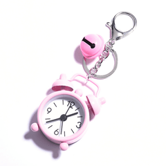 Mini Alarm Clock Car Keychain Bag Pendant Ornament Key Chain Couple Gift