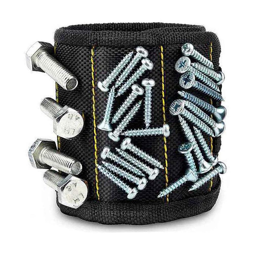 Magnetic Wristband Tool for Holding Screws Nails Drill Bits