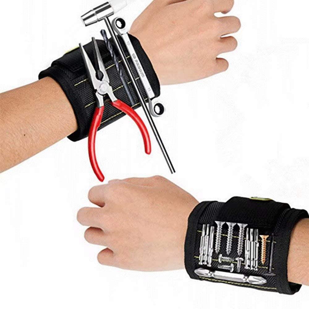 Magnetic Wristband Tool for Holding Screws Nails Drill Bits