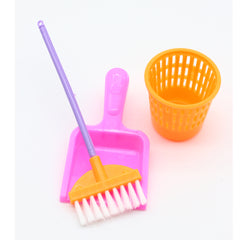 9pcs Mini Dollhouse Cleaning Tools Kids Toy Random