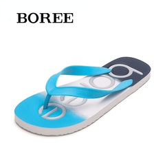 BOREE Men's Breathable Flip Flops Non slip Casual Indoor Home Slippers Shoes