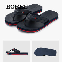 BOREE Men's Breathable Flip Flops Non slip Casual Home Slippers Shoes
