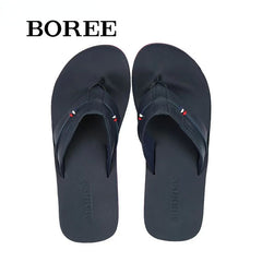 BOREE Men's Breathable Flip Flops Non slip Casual Home Slippers Shoes