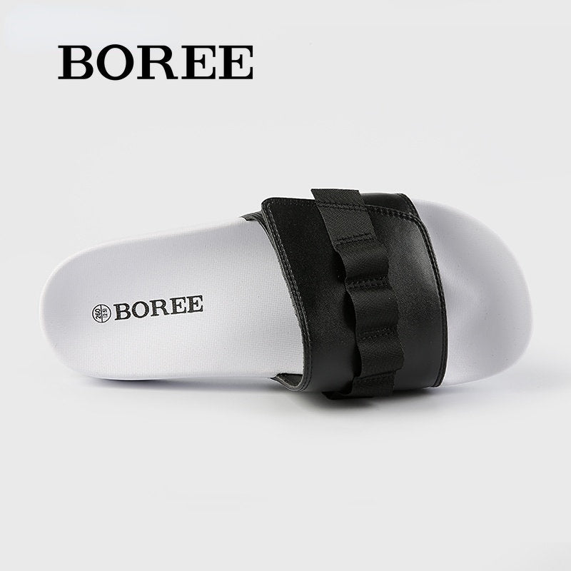 BOREE Men's Soft Sole Slides Quick Drying Anti skid Slippers
