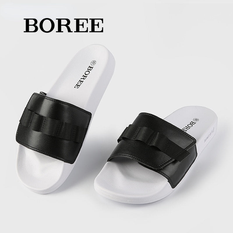 BOREE Men's Soft Sole Slides Quick Drying Anti skid Slippers