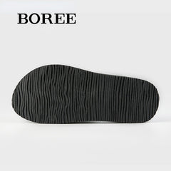 BOREE Men's Breathable Flip Flops Non slip Casual Indoor Home Slippers Shoes