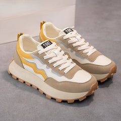 High Impact Running Sports Shoes Thick Sole Non slip Sneakers Women's Footwear