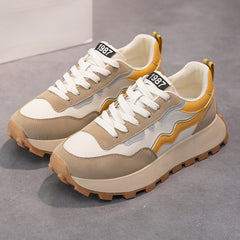 High Impact Running Sports Shoes Thick Sole Non slip Sneakers Women's Footwear