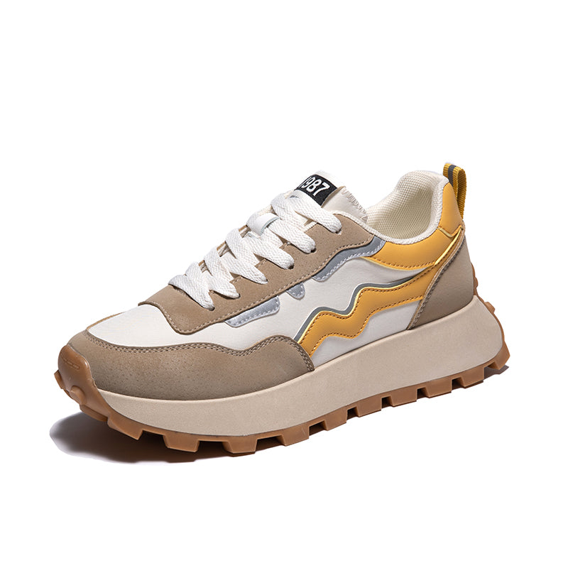 High Impact Running Sports Shoes Thick Sole Non slip Sneakers Women's Footwear