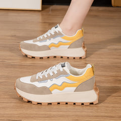 High Impact Running Sports Shoes Thick Sole Non slip Sneakers Women's Footwear