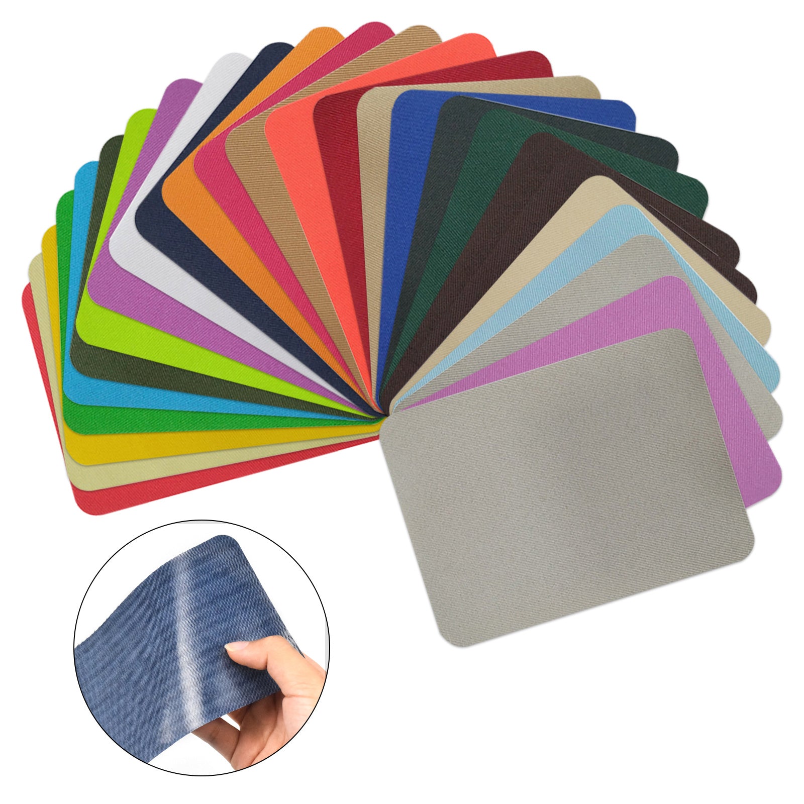 26pcs Colorful Iron on Patches 9 12 Cuttable Repair Patches For Clothing Jeans