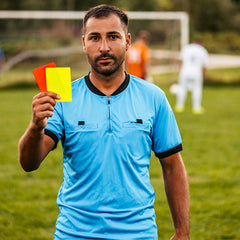 Soccer Referee Card Set with Metal Whistle and Red Yellow Cards