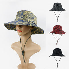 Wide Brim Bucket Hat UV Protection for Outdoors