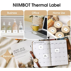 NIIMBOT B21 B3S Thermal Sticker Label 40x30mm Waterproof Tear Proof