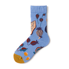Abstract Graffiti Socks Funny Crew Socks Women's Stockings & Hosiery