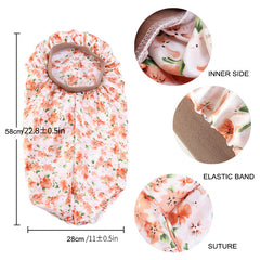 Long Hair Nightcap Soft Satin Bonnet for Beauty Salon Hat