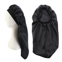 Long Hair Nightcap Soft Satin Bonnet for Beauty Salon Hat