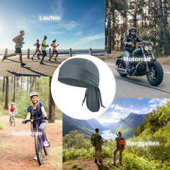Breathable Pirate Hat Skull Cap for Outdoor Sport Cycling Halloween Decor