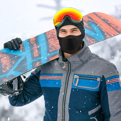 Men's Half Face Mask with Earmuffs for Winter Activities