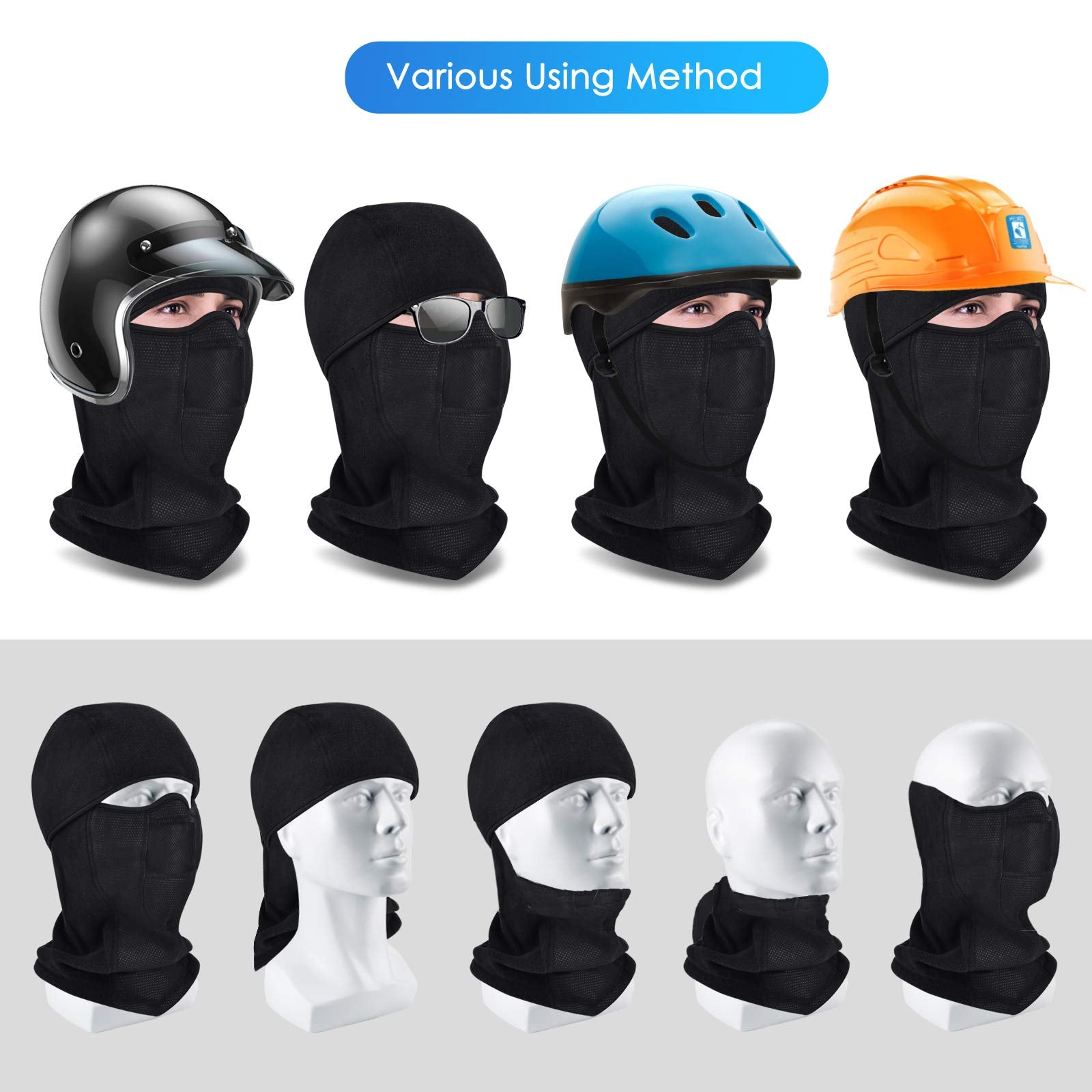 Thermal Fleece Balaclava Face Mask for Men