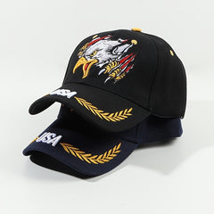 Eagle Embroidery Baseball Cap Lightweight Dad Hat Adjustable Sunshade