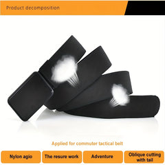Military Fan Outdoor Tactical Magnetic Buckle Nylon Belt